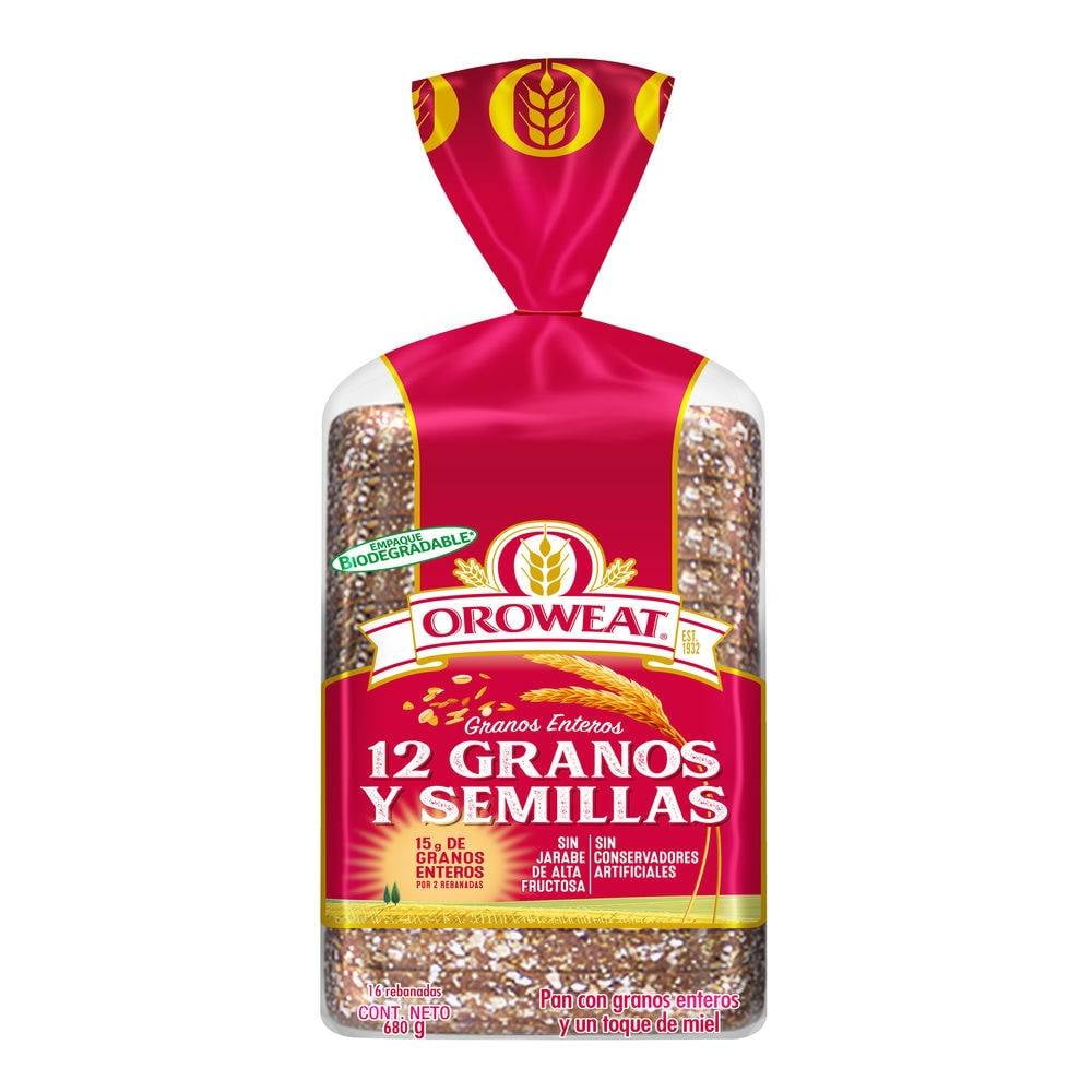 Pan Bimbo Oroweat 12 granos 680 g