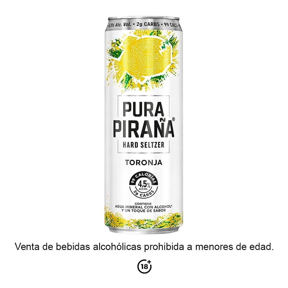Pura Piraña Toronja 355 mL